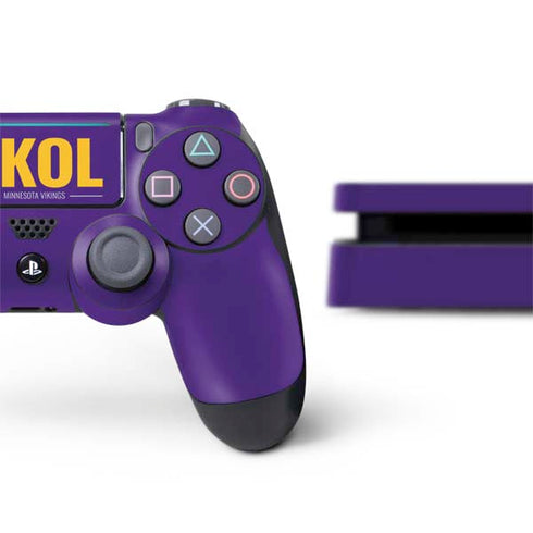 NFL Minnesota Vikings Team Motto PS4 Slim Bundle Skin